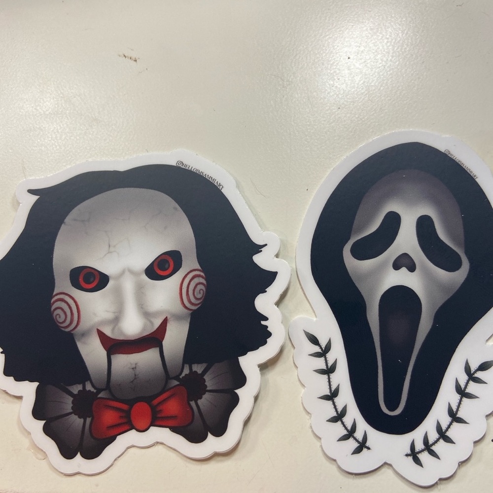 6 Pack Horror Sticker Bundle - Picture 2 of 4